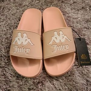 Kappa x Juicy Couture Pink Slides Sz 6 Eu 38